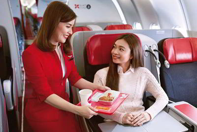 Малайзийская авиакомпания планирует открыть фаст-фуд ресторан на борту