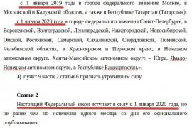 Список регионов России где разрешат самозанятость в 2020 году (законопроект)