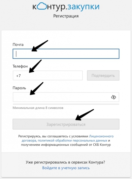 Инструкция по входу в личный кабинет сервиса «Контур Закупки»