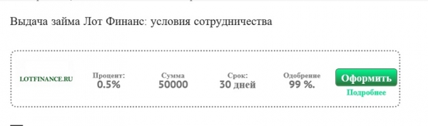 Как получить деньги в Лот финанс займ: регистрация личного кабинета, условия для клиентов