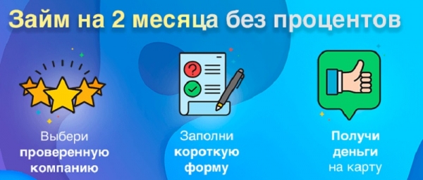 Как оформить беспроцентный займ на 2 месяца: требования к заемщику, преимущества сотрудничества с МФО