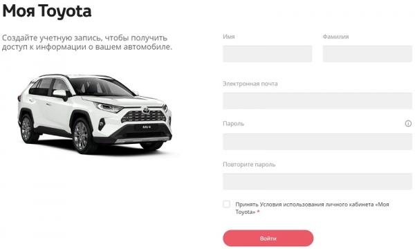 Пошаговый процесс регистрации и входа в личный кабинет в Тойота банк