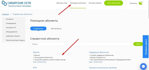 Личный кабинет провайдера &laquo;Сибирские сети&raquo; &mdash; вход, функционал, оплата лицевого счета