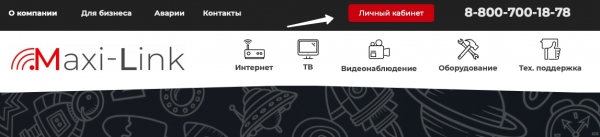 Личный кабинет Макси линк: авторизация на сайте, функции аккаунта