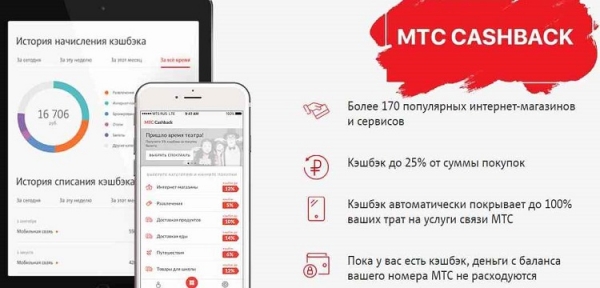 Регистрация и вход в личный кабинет сервиса МТС Cashback