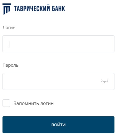 Личный кабинет банка «Таврический»: регистрация и вход