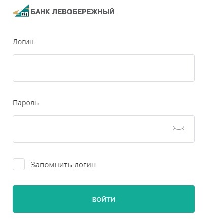 Регистрация и вход в личный кабинет Банк Левобережный